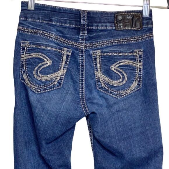 Silver Jeans Suki mid rise straight leg jeans size 24 - Picture 6 of 16